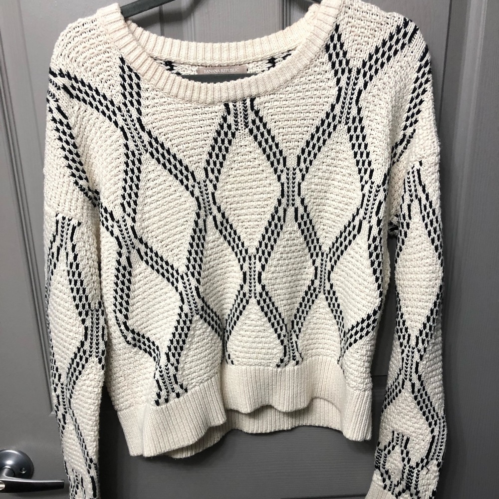 Woven Banana Republic Sweater
